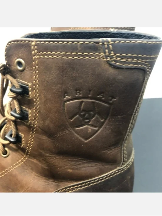 Ariat Women’s Brown Leather Work Boots - Picture 4 of 5